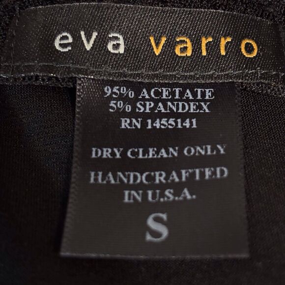 Eva Varro Barcelona Open Jacket Zippers Size Small Black Textured Pebble Knit - Picture 6 of 8